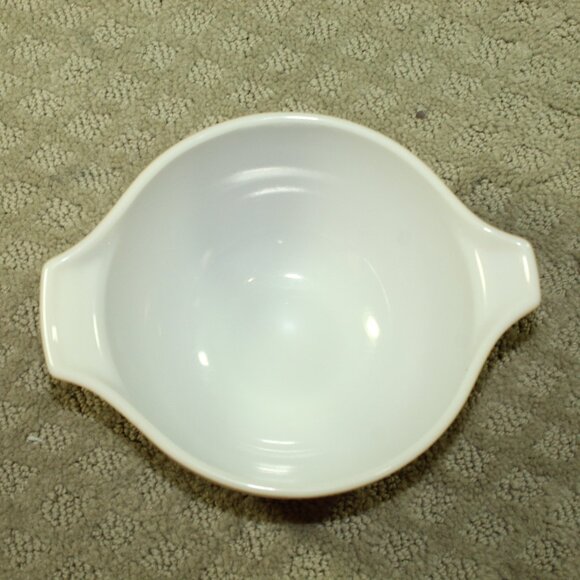 Vtg Pyrex Woodland Mixing Bowl Set of 4 Brown Floral 1970s 441, 442, 443, 444 - Picture 4 of 15